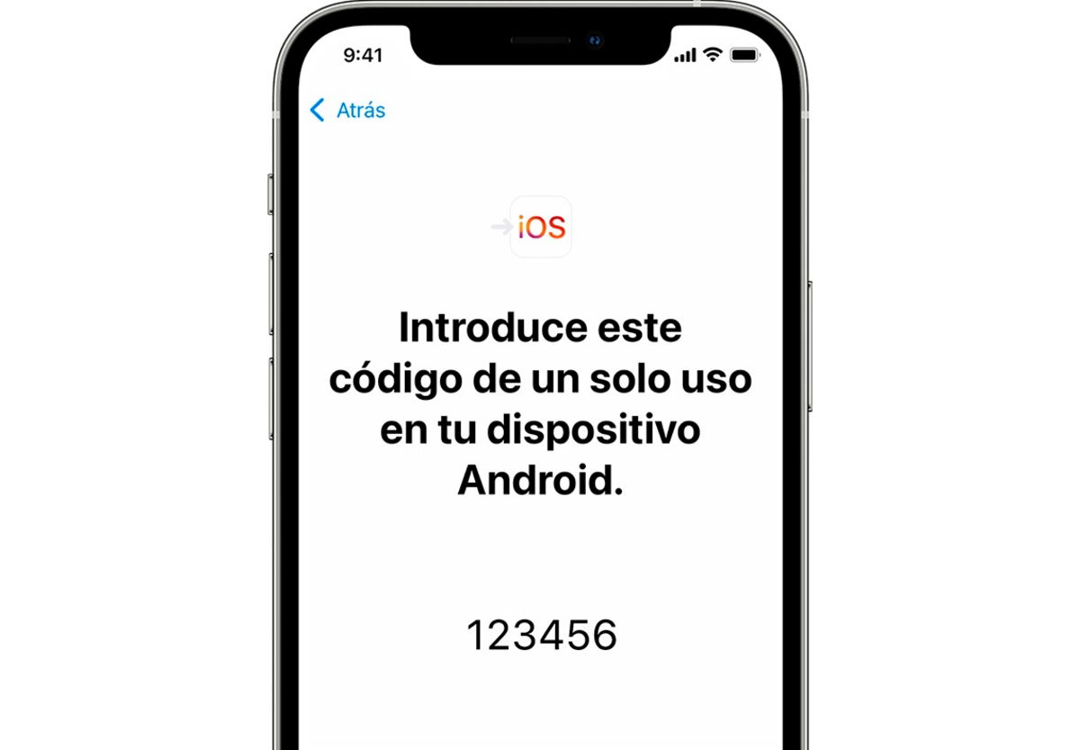 Pasar de Android a iPhone código